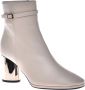 Baldinini Ankle boots in vanilla leather Beige Dames - Thumbnail 1