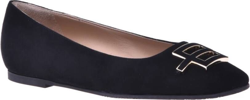 Baldinini Ballerina pumps in black suede Black Dames