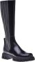 Baldinini Black boots in naplak and elastic with rhinestones Black Dames - Thumbnail 1