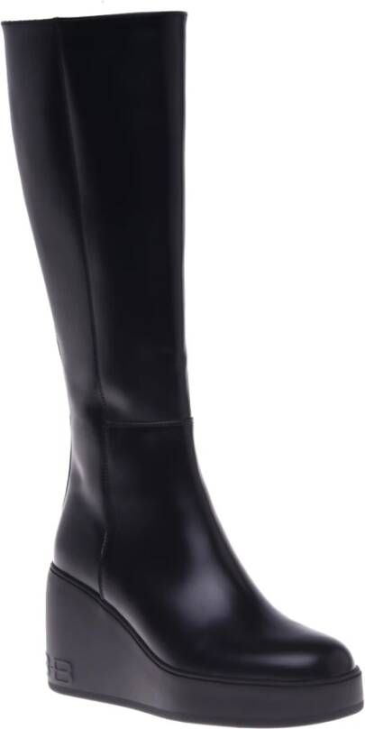 Baldinini Boots in black leather Black Dames