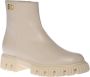 Baldinini Combat boots in vanilla leather Beige Dames - Thumbnail 1