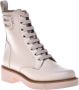 Baldinini Combat boots in vanilla leather Beige Dames - Thumbnail 1