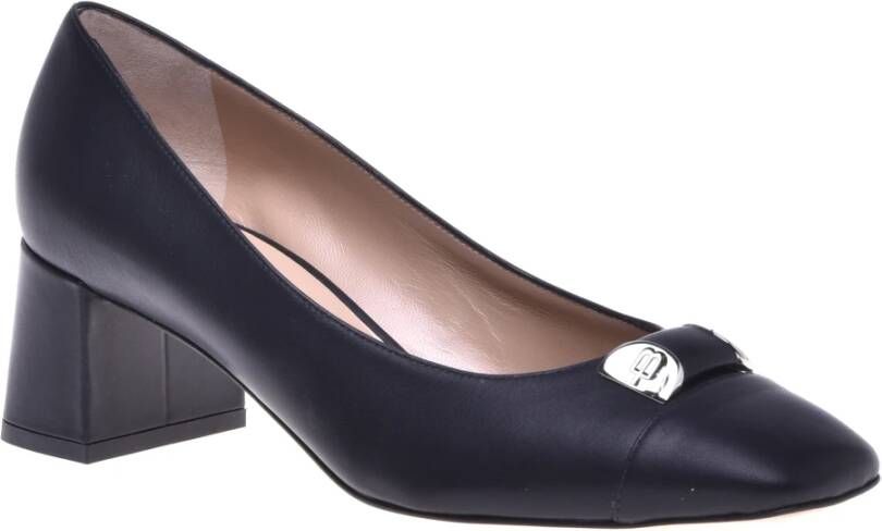 Baldinini Court shoe in black calfskin Black Dames