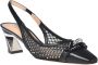 Baldinini Court shoe in black mesh Black Dames - Thumbnail 1