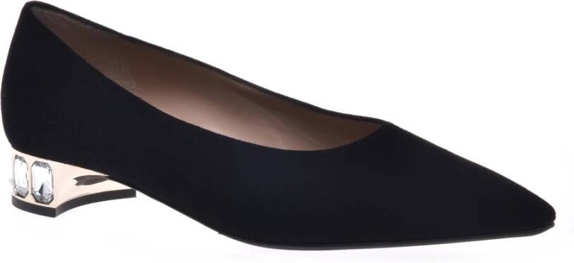 Baldinini Court shoes in black suede Black Dames