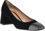 Baldinini Court shoes in black suede with rhinestones Black Dames - Thumbnail 1