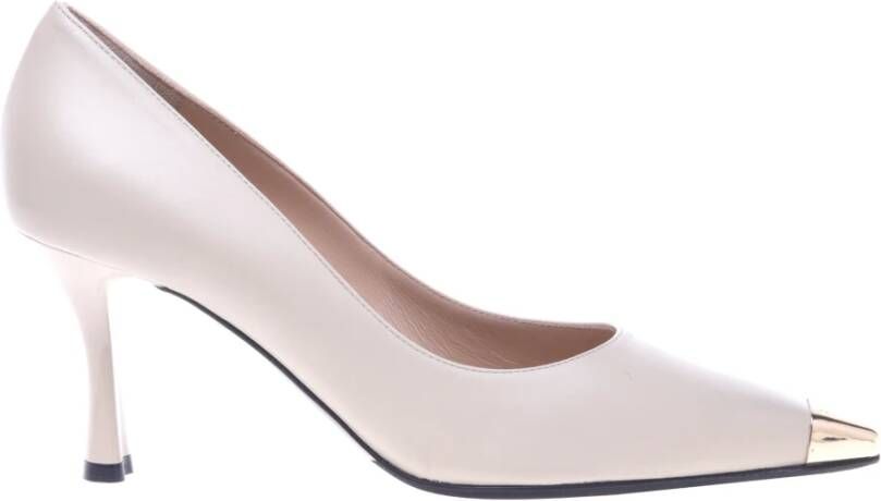 Baldinini Court shoes in vanilla leather Beige Dames