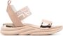 Baldinini Nude patent leather and calfskin sandals Beige Dames - Thumbnail 5