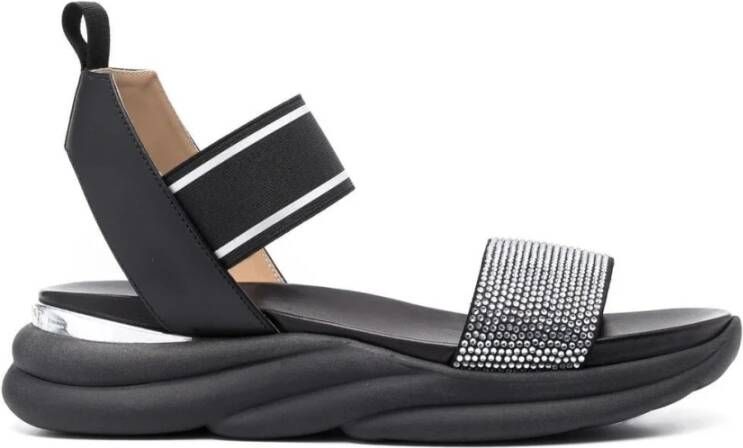 Baldinini Flat Sandals Black Dames