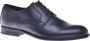 Baldinini Lace-up in dark blue tumbled leather Blue Heren - Thumbnail 1