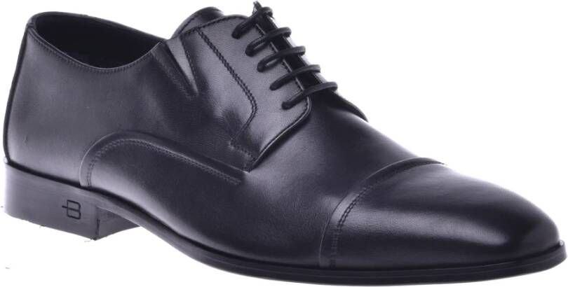 Baldinini Lace-ups in black calfskin Black Heren