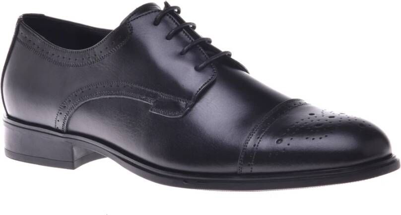 Baldinini Lace-ups in black leather Black Heren