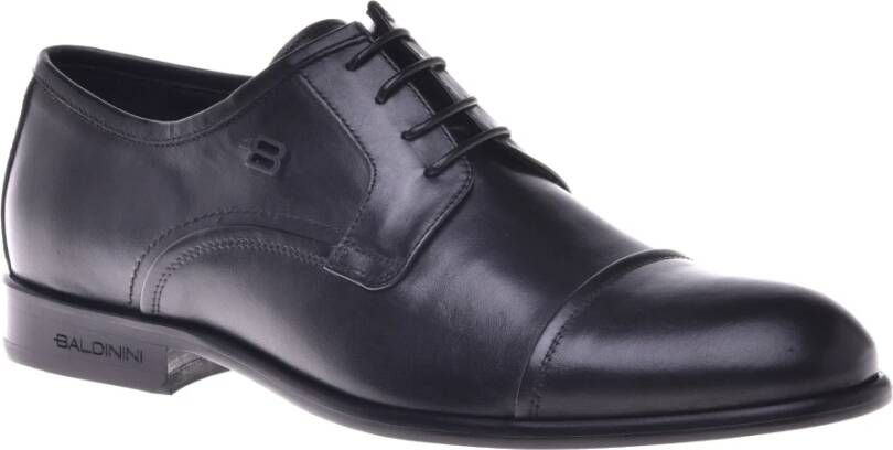 Baldinini Lace-ups in black leather Black Heren