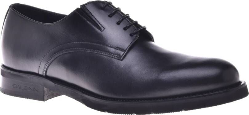 Baldinini Lace-ups in black leather Black Heren