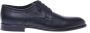 Baldinini Lace-ups in blue tumbled leather Black Heren - Thumbnail 1