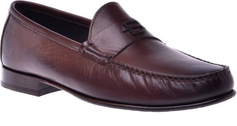 Baldinini Loafer in brown calfskin Brown Heren