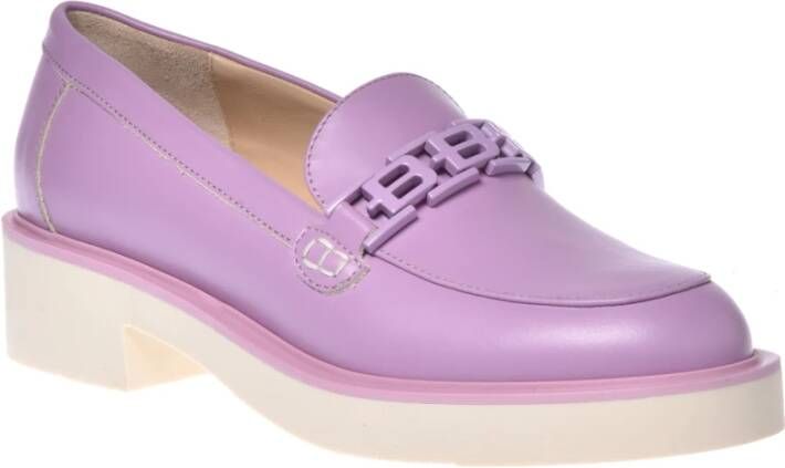 Baldinini Loafer in lilac calfskin Purple Dames