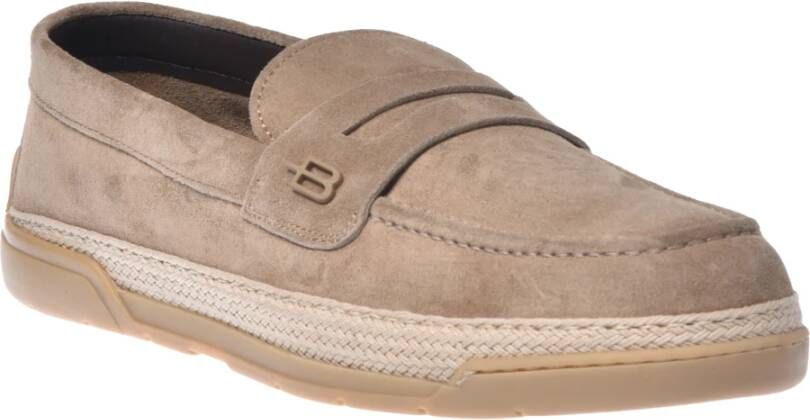 Baldinini Loafer in taupe suede Beige Heren