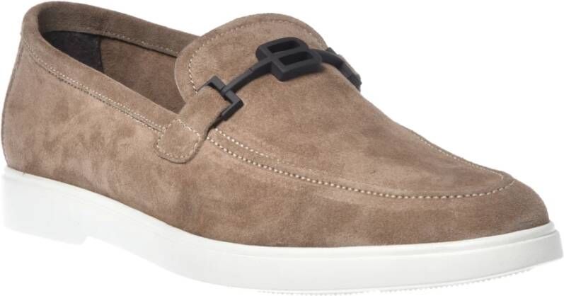 Baldinini Loafer in taupe suede Beige Heren