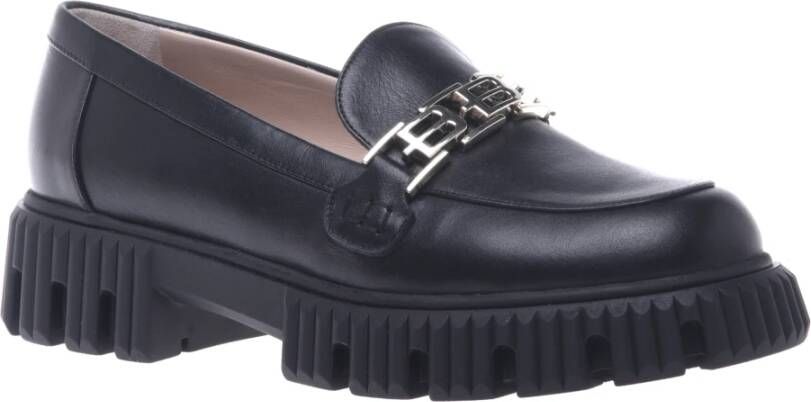 Baldinini Loafers in black leather Black Dames