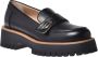 Baldinini Loafers in black leather Black Dames - Thumbnail 1