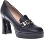 Baldinini Loafers in black leather Black Dames - Thumbnail 1