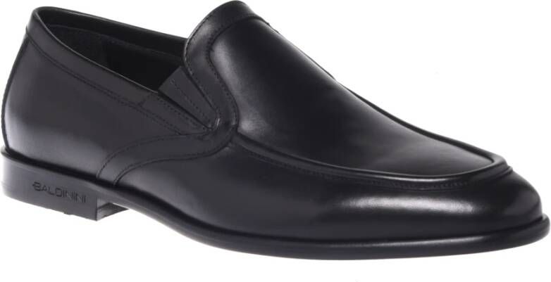 Baldinini Loafers in black leather Black Heren