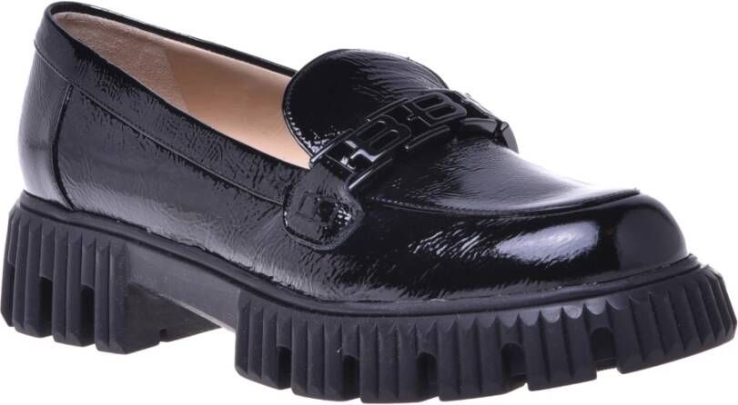 Baldinini Loafers in black naplak Black Dames