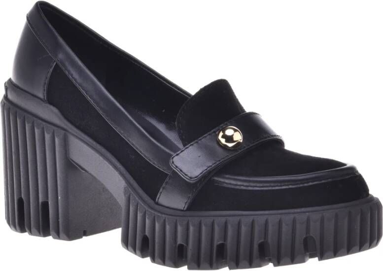 Baldinini Loafers in black suede Black Dames