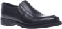 Baldinini Loafers in black tumbled leather Black Heren - Thumbnail 1