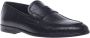 Baldinini Loafers in black with crocodile print Black Heren - Thumbnail 1