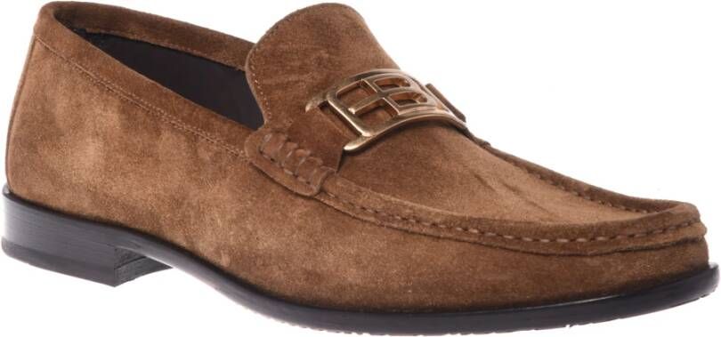 Baldinini Loafers in suede Brown Heren