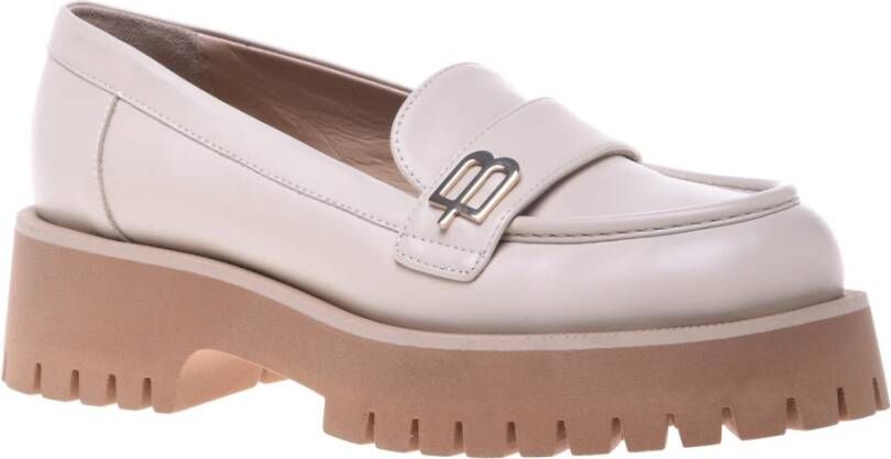 Baldinini Loafers in vanilla leather Beige Dames