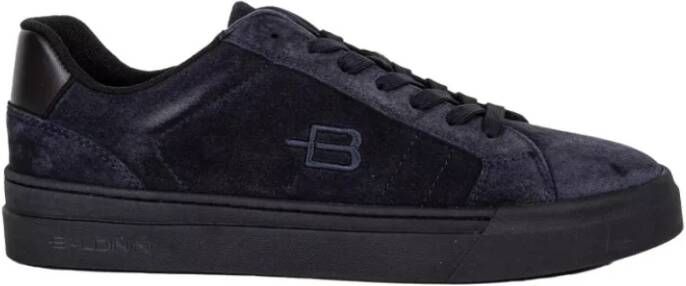 Baldinini Trainers in dark blue suede Blue Heren