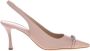 Baldinini Nude patent leather slingback Pink Dames - Thumbnail 1