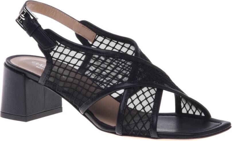 Baldinini Sandal in black nesh Black Dames