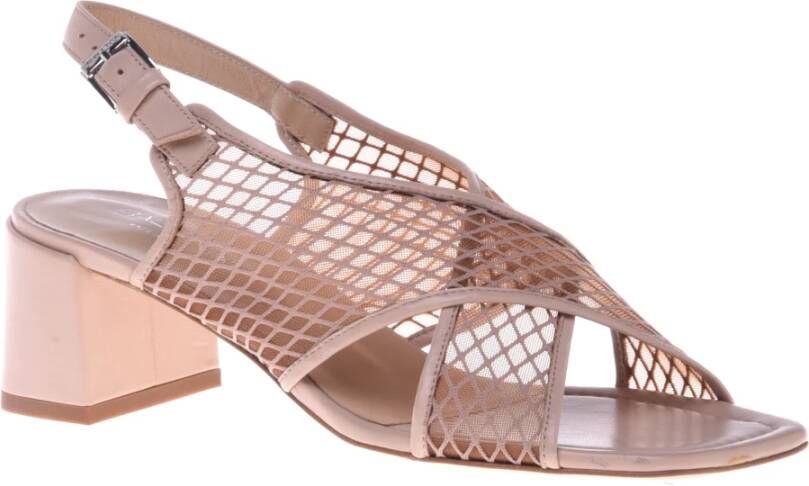 Baldinini Sandal in nude mesh Beige Dames