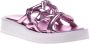 Baldinini Sandal in pink eco-leather Pink Dames - Thumbnail 1