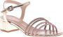 Baldinini Sandal in platinum nappa leather Yellow Dames - Thumbnail 1