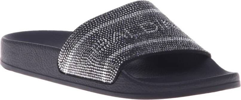 Baldinini Slipper in black microfibre Black Dames