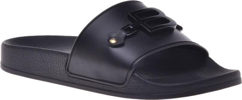 Baldinini Slipper in black rubber Black Dames