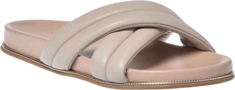 Baldinini Slipper in nude eco-leather Beige Dames