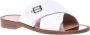 Baldinini Slipper in white nappa leather White Dames - Thumbnail 1