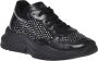 Baldinini Sneaker in black mesh Black Dames - Thumbnail 1