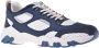 Baldinini Heren Blauw Witte Sneakers Multicolor Heren - Thumbnail 1
