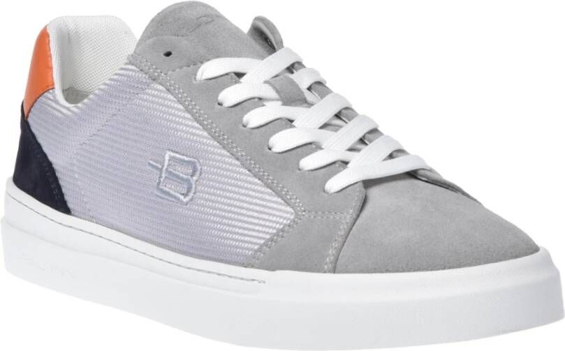 Baldinini Sneaker in grey suede Gray Heren