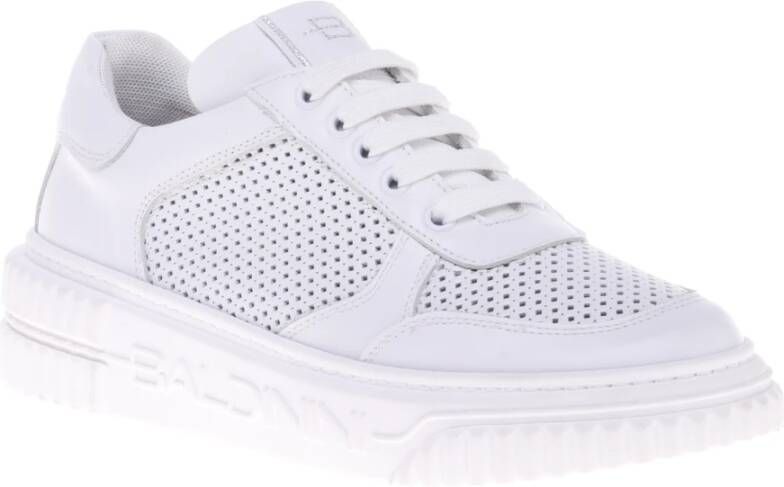 Baldinini Sneaker in white calfskin White Dames