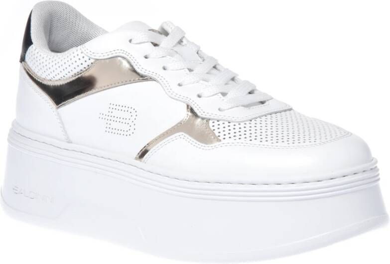 Baldinini Sneaker in white calfskin White Dames