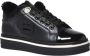 Baldinini Trainers in black leather and patent leather Black Dames - Thumbnail 1