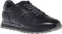 Baldinini Trainers in black leather and tumbled leather Black Heren - Thumbnail 1